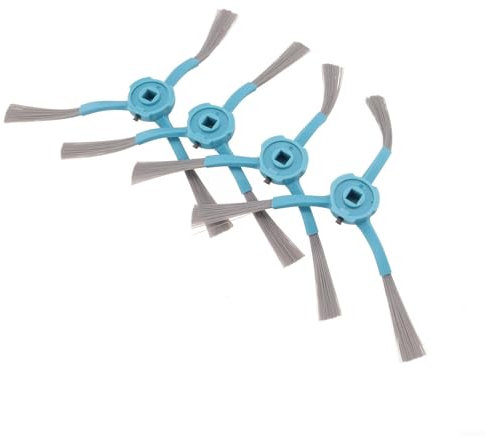 Set 4 pezzi spazzole laterali para Cecotec para Conga 8290/7490 – Immortal, para Ultra Power, para X‑Treme, para Genesis, Home – ricambi per robot aspirapolvere