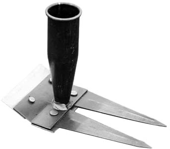 Garden Harke, Manuelles Unkrebs Doppelseitig, Metal Kohlenstoffstahl Harkens, Laubharke, Garten Unkrauthacke,für Jäten/Lockern/Säen