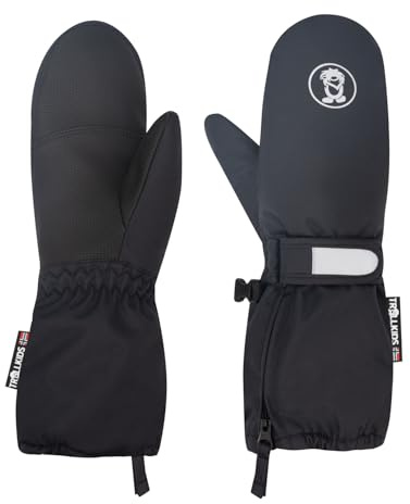 Trollkids Kids Troll Mitten XT | Wasserdicht und atmungsaktiv, Weiches Fleece-Innefutter