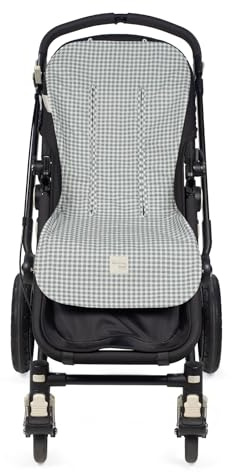Walking Mum Funda colchoneta Vichy (Verde)