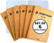 Portage Field Notebook Pocket Notepad With Grid Dot Paper - Side Bound Notebook Lies Flat in Pocket - 3.5 x 5.5 inches - 64 Pages (6 Pack)