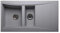 Astini Xeron 1.5 Bowl Grey SMC Synthetic Reversible Kitchen Sink & Waste
