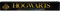 Spoontiques Hogwarts Cartel de Madera Larga, Negro