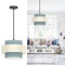 Depuley LED Hängeleuchte Höhenverstellbar Trommel, Pendelleuchte Minimalistisch, E27 Lampenfassung, Hängelampe Esszimmer, Esstischlampe Deckenlampe für Schlafzimmer Küchen Balkon Studio Flur