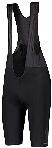 Scott M Endurance +++ Bibshorts Schwarz - Sportive gepolsterte Herren Rennrad Trägerhose, Größe M - Farbe Black - Dark G