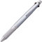 Uni Jetstream 4&1 Metal Edition, stylo à bille 0,5 mm (noir, rouge, bleu, vert) et porte-mine 0,5 mm, argent glacé (MSXE52000A05.81)