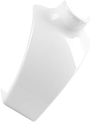 Bijoux Acrylique Collier Boucle d'oreille en Plastique Support de Poitrine, Boucles d'oreilles Buste Mannequin Porte Présentoir Organisateur