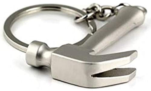 Promotech Porte-clés en acier inoxydable du marteau de bricolage de papa : Force et amour dans un outil