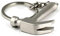 Promotech Portachiavi in acciaio inox a forma di martello per il fai da te: forza e amore in uno strumento, argento, 10 cm x 4 cm x 1 cm