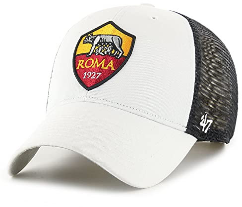 47 Cappello da camionista Serie A - Branson AS Roma Bianco, bianco, Taglia unica