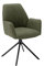 möbelando Esszimmerstuhl Sitzmöbel Polsterstuhl Küchenstuhl Stuhl Pettau II (2-er Set) Olive