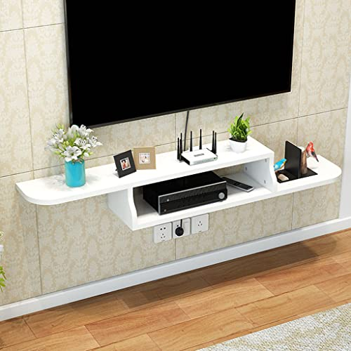 N / B Schwebendes Tv Lowboard Aus Holz Mit Speicher öFfnen, Modernes, HäNgend Tv Board, Regalkomponente Mit KabelfüHrung, Tv HäNgeschrank, Geeignet FüR 32 40 -Zoll-Fernseher, 100cm/39.37
