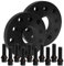 BlackLine Spurverbreiterung 20mm (10mm) mit Schrauben schwarz 5x120 72,6mm - 12124W-19_M1425KE40W