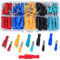 Vwoqiy 100 Piezas Kit de Conectores de Bala, Surtidos Aislados Terminales de Crimpado Eléctricos Kit, Conectores de Cables Macho y Hembra Bullet Butt Wire Crimp Connectores (cinco colores 100)