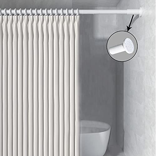 378cm-430cm Long Tension Curtain Rod, No Drilling Extendable Stainless Steel Curtain Pole for Windows and Bathroom,Telescopic Shower Curtain Rod, Room Divider