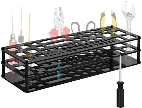 Schraubendreher Organizer Aufbewahrung Rack 63 Löcher Schraubendreher Halter Multifunktions Werkzeug Ständer Für Die Aufbewahrung von Werkzeugen Dauerhaft