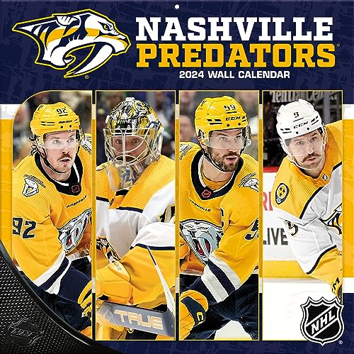 Nashville Predators - NHL - 30,5 x 30,5 cm Wandkalender 2024