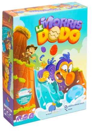 Blue Orange - Morris Le Dodo - Jeu de Plateau de Dextérité - Un Jeu d'Ambiance avec des Animaux - Jeu Multijoueurs - Drôle et Fun en Famille avec Les Enfants - À partir de 3 Ans