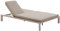 Hespéride - Lit de Piscine Double Inclinable Évasion Argile et Beige - 2 Places - 5 Positions - Anti-Rouille Texaline - Mobilier Détente pour Jardin