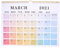 Amosfun 1 Stück 2021 Englischer Wandkalender Desktop-klappkalender 2021 Chinesisches Geschenk Partydekoration 2021 Chinesischer Neujahrskalender 2021 Flip Papier Büro Druckbar Notizbuch