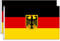Deutschland Flagge mit Adler, 2 Stück Deutsche Flagge, Deutschland Fahne mit Adler, 90 x 150 cm Deutschlandfahne DE Germany Deutschland, Wetterfeste Polyester Flagge Deutschland, Germany Flag