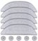 (10 Pieces) Mop Pads Compatible with Roborock S8 MaxV Ultra, S8 Max Ultra Robot Vacuum, VibraRise Mop Pad with Dual Sonic Vibrations Modules, Mop Cloth with Edge Mop Pads Refills