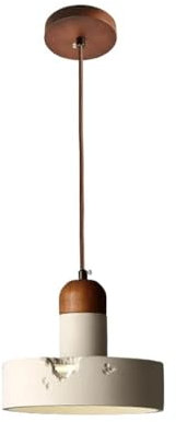 LYOUAE Modern Hängeleuchte Rustikale Bauernhaus-Pendelleuchte, Holz-Harz-Imitation, Beton-Decken-Hängelampe, Kücheninsel über der Spüle, Kronleuchter for Esszimmer, Restaurant, Schlafzimmer, Café