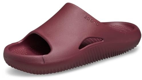 Crocs Unisex Adult Slide, Mellow Recovery Slide, Beetroot, 7 UK Men, 8 UK Women