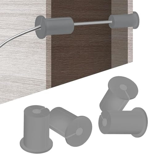 4Pcs Starlink Cable Routing Kit for 1-Inch Wall Holes, Wall Grommets for Cables, Wall Cable Pass Through of Starlink Accessories, Wall Hole Cover for Easy Installation of Ethernet Cables (Grey)