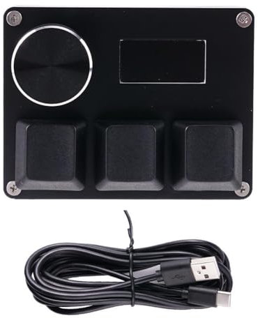 ZIRYXQ Benutzerdefinierte Tastatur für O3C Osu Rapid Trigge, einstellbarer Druck, Mini-Magnetachse, F0M2, tragbare Peripherie-Tastatur, Zugriff auf Computer