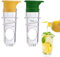 XPEX 2 Piezas Exprimidor de Limón, Exprimidor de Lima, Exprimidor Manual de Cítricos, Pulverizador para Limón y Lima, Exprimidor Manual de Limón para el Hogar con Tapón de Rosca y Filtro Integrado