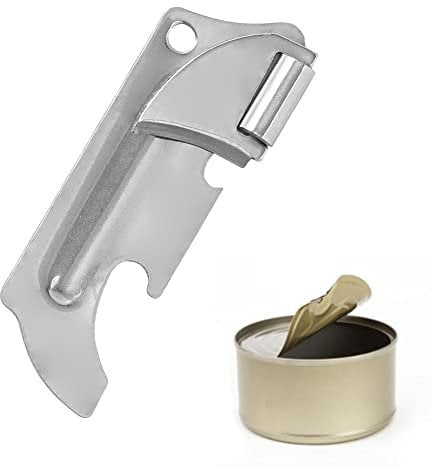 Dosenöffner, manueller Militär-Dosenöffner, Flaschenöffner, Küchenwerkzeug, Camping, Dosenöffner, manueller Dosenöffner, Sicherheits-Mini-Dosenöffner für Zuhause, Outdoor, Camping