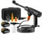 Pulitore ad alta pressione senza fili, 200 bar, idropulitrice ad alta pressione con 2 batteria, ugello 6 in 1, tubo da 5 m, schermo LCD, pistola ad alta pressione portatile per auto, terrazza