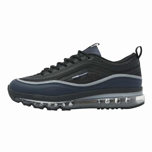 British Knights Herren Zion Sneaker, Schwarz Dunkelblau Grau, 42 EU