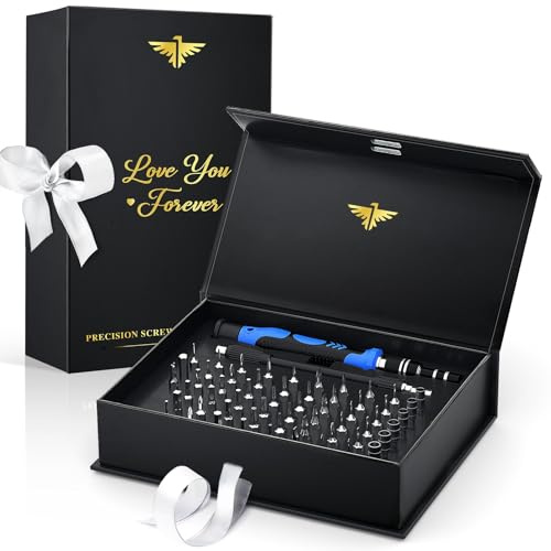 WEARXI 60 in 1 Precision Screwdriver Set, Love You Forever Set | Presents for Dad Gifts, Dad Christmas Presents Stocking Fillers for Men Stocking Stuffers Gadgets Gifts for Him