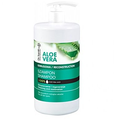 Dr. Sante Natürliches Shampoo Aloe Vera und Keratin (Keratin) mit natürlichen Ceramiden für Haar - beschädigtes und trockenes Haar ohne Parabene Dr. Sante 1000 ml, 1000 ml
