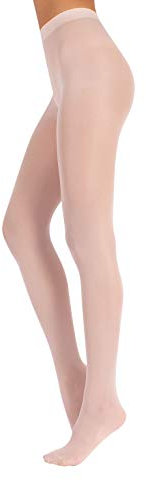 CALZITALY COLLANT FEMME POUR LA DANSE | COLLANT POUR LE BALLET | 40 DEN | NATUREL, ROSE, NOIR | TAILLES: XS, S, M, L, XL | FABRIQUÉ EN ITALIE | (XL, NATUREL)