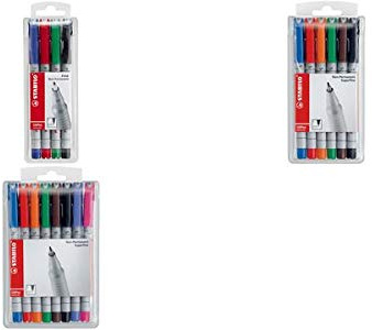 Stabilo® OHPen universal pen medium, water-soluble, pack of 8, pack of 8