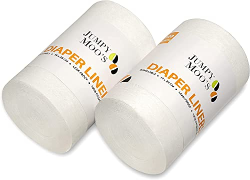 Voile de Protection pour Couche Lavable Bébé 0 à 3 Ans - Biodégradable et Respirant - Augmente la Durée de Vie et Facilite le Nettoyage des Couches Lavables (paquet de 2)
