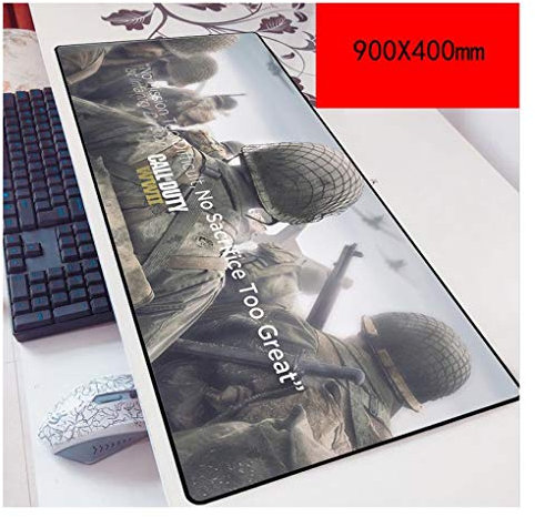 Mouse Mat call of duty Speed Gaming Mouse Pad | XXL Mousepad |900 x 400mm Large Size| 3mm-Thick Base | Perfect precision and speed, U