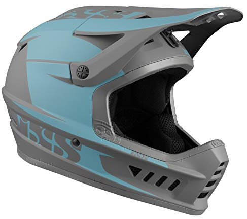 IXS Xact Evo Integralhelm für Mountainbike/E-Bike/BMX, Ocean-Graphit, SM (53-56cm)