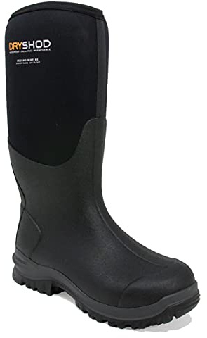 Dryshod Men's Legend MXT Rubber Boots | Waterproof | High | Black | Size 13