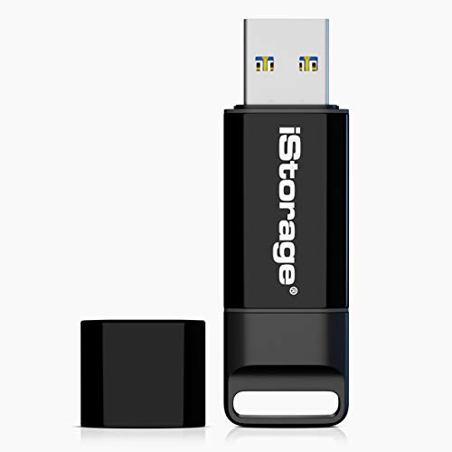 iStorage datAshur BT 128 Go - Clé USB sécurisée cryptée - Déverrouillage via smartphone via Bluetooth - Certifié FIPS 140-2 niveau 3 - Prêt pour la gestion à distance