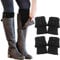 PHOGARY 2 Paare Stulpen Damen Winter Beinwärmer, Stricken Häkelarbeit Kurze Knopf Pulswärmer Leg Warmers Mädchen Stiefel Boot Abdeckung für Winterwärmer
