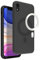 VECI iPhone XR Magnetische Hülle, kompatibel mit MagSafe Zubehör, Soft Touch Silikon (iPhone XR, Schwarz)