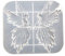 MEIKONG DIY Kristall Epoxidharz Form Mädchen Mit Flöte Engel Spiegel Glänzende Silikonform, DIY Silicone Molds Handmade Crafts Tools, Schöne Praktische Silikonformen Handgefertigte Kunstwerke