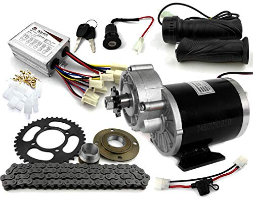 24V36V48V 450W Elektrischer Dreirad-Umbausatz Elektrischer Dreirad-Getriebemotor Elektrischer Rikscha-Bausatz MY1020Z 450W-Bürstengetriebemotor(36V 450W kit)