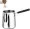 Cafetera Turca, Jarra de Café Barista, Olla de Salsa, Jarra de Leche, Jarra de Leche para Barista, Cafetera de Acero Inoxidable, Para Hacer Café con Leche Art, Cappuccino, Espresso (600ml / 21.12oz)