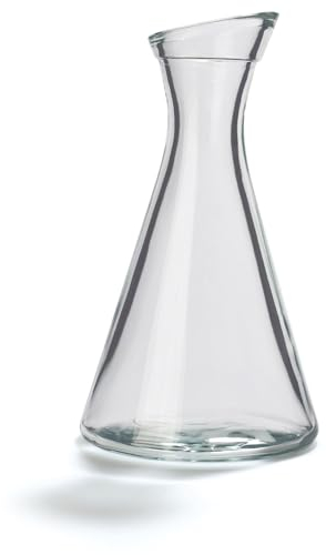 Stölzle Oberglas Glass Carafe Pisa/Set of 12 Small Carafe 0.3 L with Slant Neck/High-Quality Carafe Glass Suitable as a Water Carafe for Lemonade, Wine Carafe