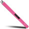 SUPRUS Accendino fluorescente che si illumina al buio, antivento, senza fiamma, ricaricabile tramite USB, con blocco di sicurezza, per candele, barbecue, campeggio, feste (rosa)